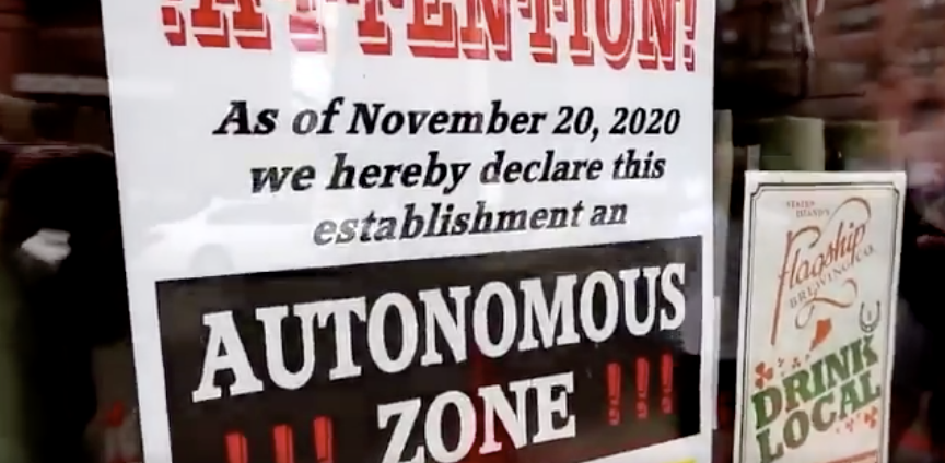 NYC Bar Declares Itself an "Autonomous Zone" to Avoid COVID