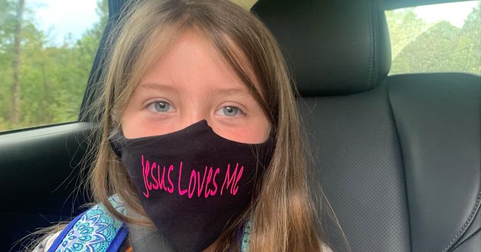 Third-Grader Told to Remove "Jesus Loves Me" Face Mask - Todd Starnes